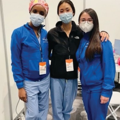 Health Care workers posing for photo